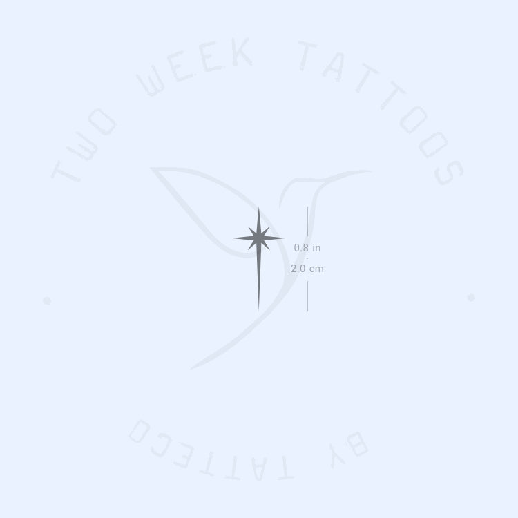 Star Of Bethlehem Semi-Permanent Tattoo - Set of 2