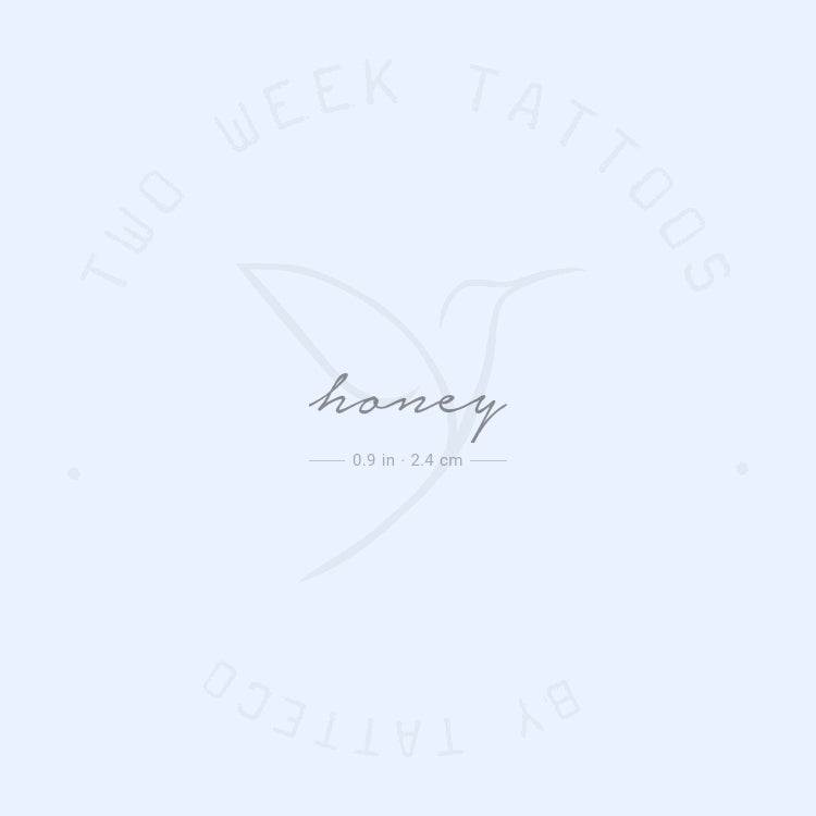 Honey Semi-Permanent Tattoo - Set of 2