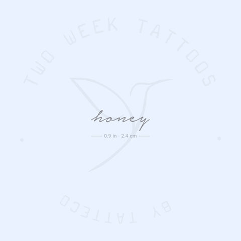 Honey Semi-Permanent Tattoo - Set of 2