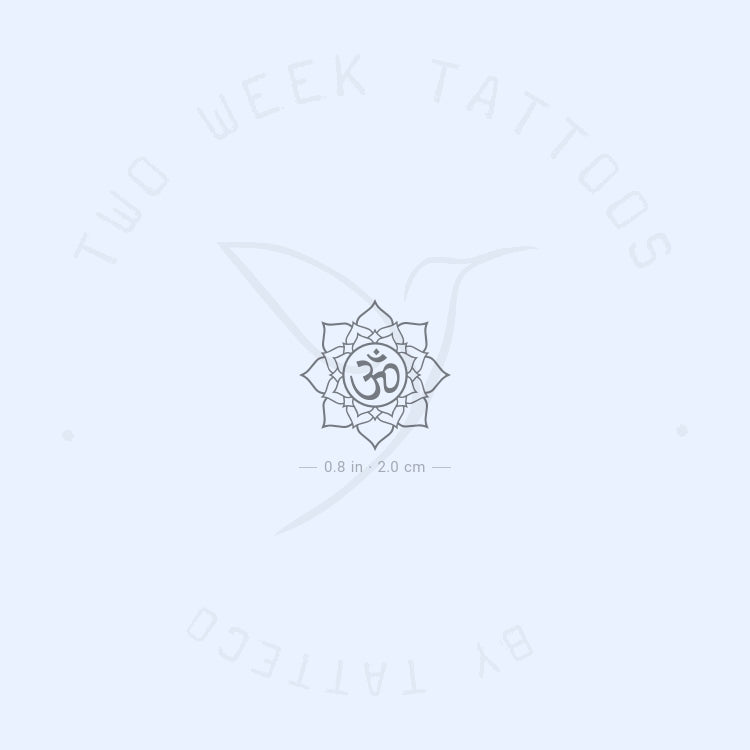 Mandala Om Semi-Permanent Tattoo - Set of 2