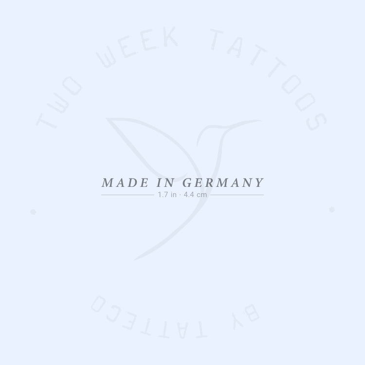 Tatuaje semipermanente fabricado en Alemania (juego de 2)