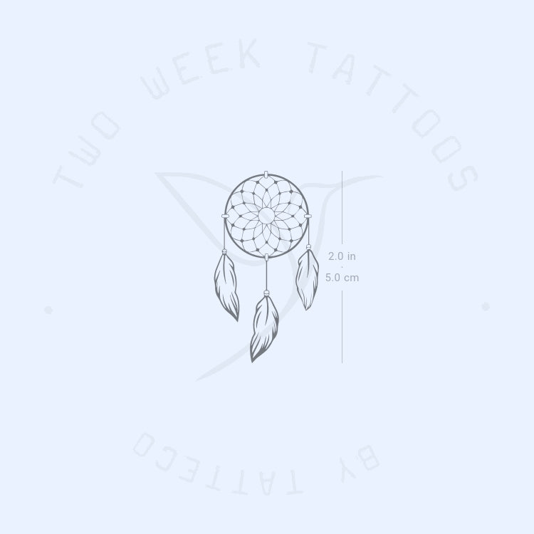 Dreamcatcher Semi-Permanent Tattoo - Set of 2
