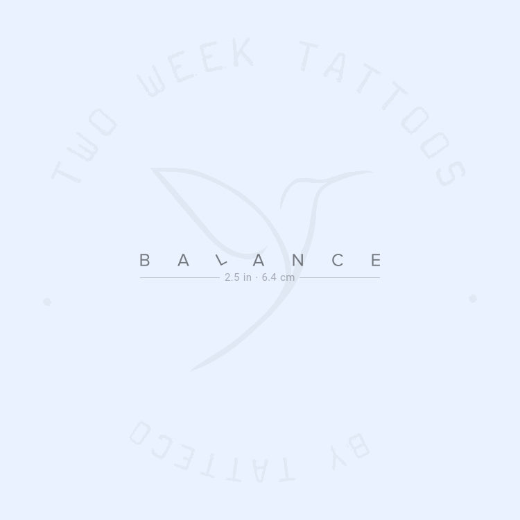 Tatuaje semipermanente BALANCE - Juego de 2