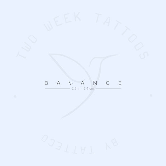 Tatuaje semipermanente BALANCE - Juego de 2