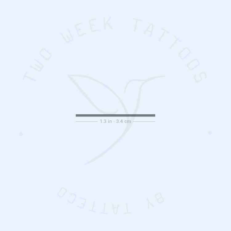 34mm Finger Line Semi-Permanent Tattoo - Set of 2