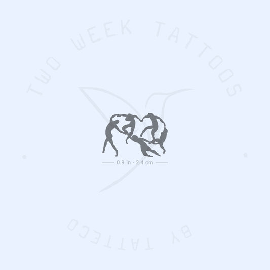 Tatuaje semipermanente de danza Matisse - Juego de 2