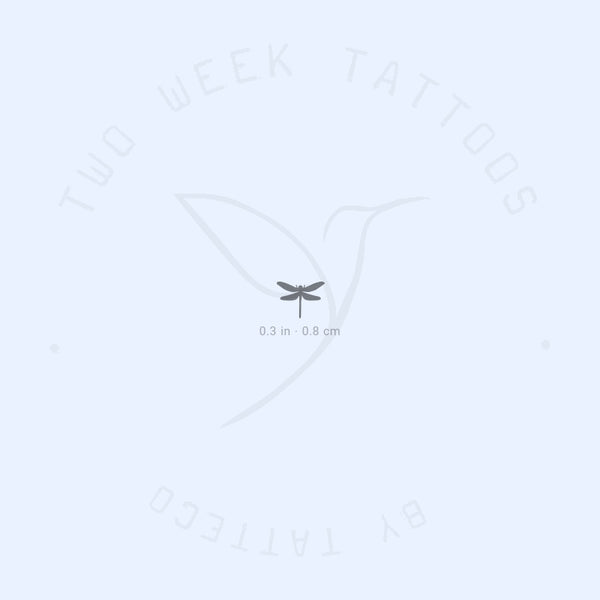Tiny Dragonfly Semi-Permanent Tattoo - Set of 2