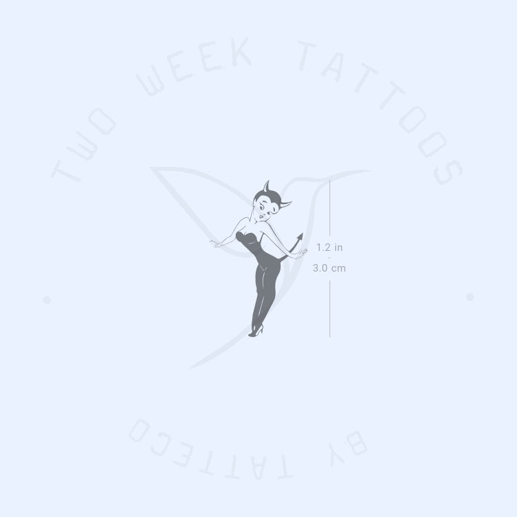 She-devil Semi-Permanent Tattoo - Set of 2