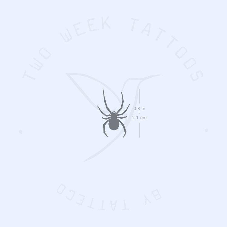 Spider Semi-Permanent Tattoo - Set of 2