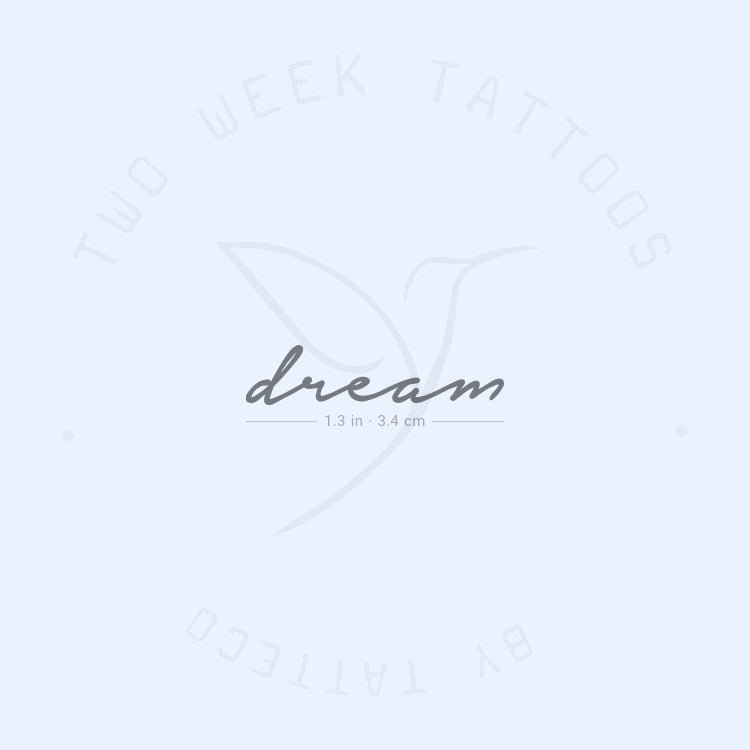 Dream Semi-Permanent Tattoo - Set of 2