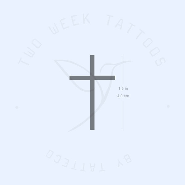 Cross Semi-Permanent Tattoo - Set of 2