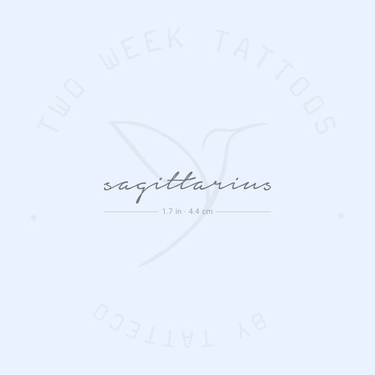 Sagittarius Semi-Permanent Tattoo - Set of 2