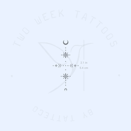 Wrist Ornament Semi-Permanent Tattoo - Set of 2