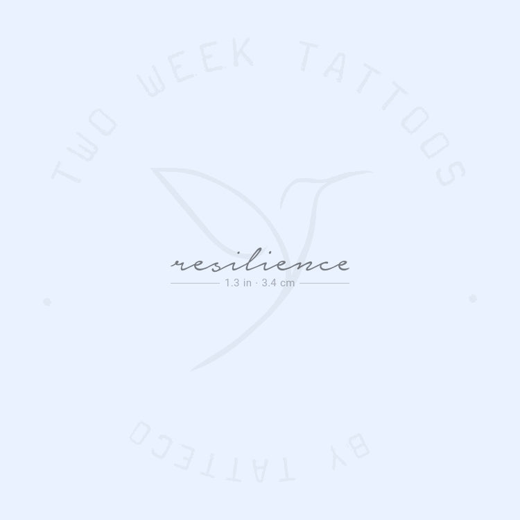 Resilience Semi-Permanent Tattoo - Set of 2
