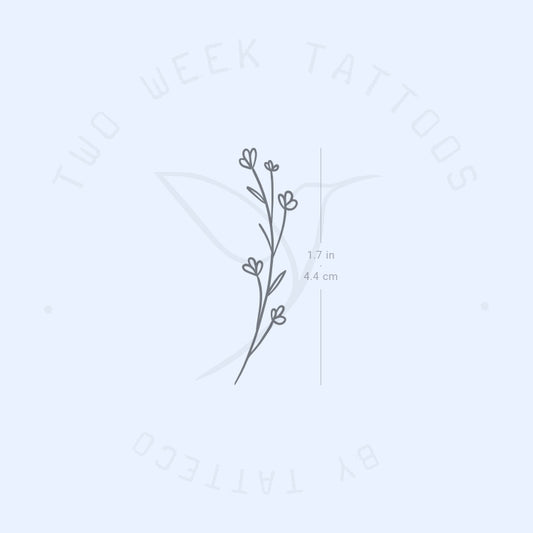 Tatuaje semipermanente de aliento de bebé - Juego de 2