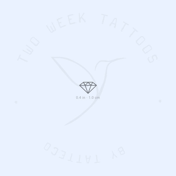 Tiny Diamond Semi-Permanent Tattoo - Set of 2