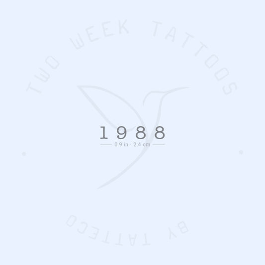1988 Semi-Permanent Tattoo - Set of 2