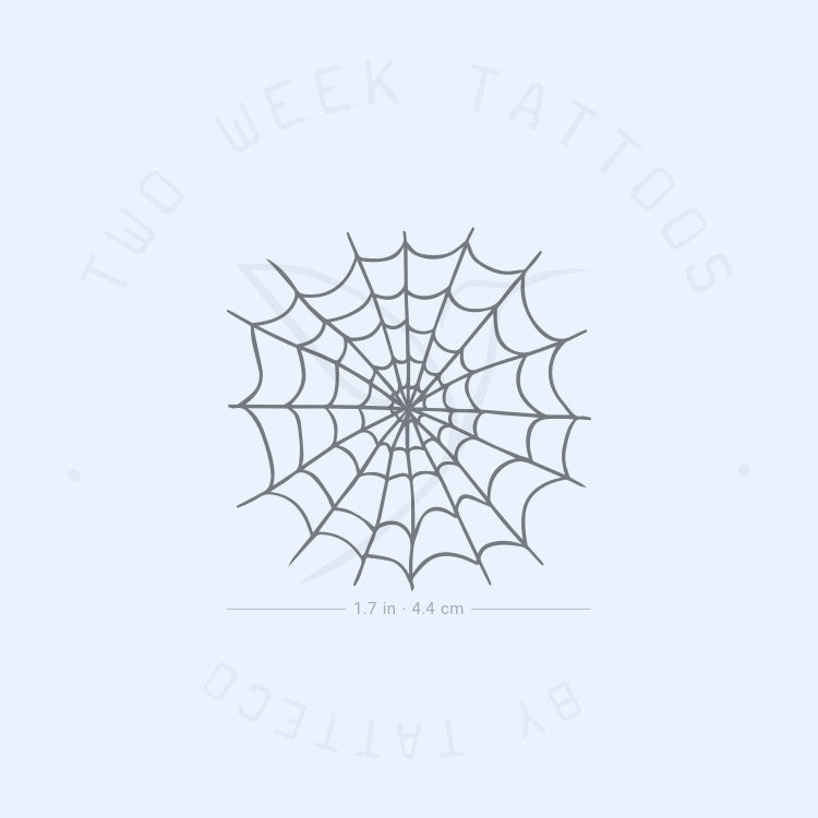 Spiderweb Semi-Permanent Tattoo - Set of 2