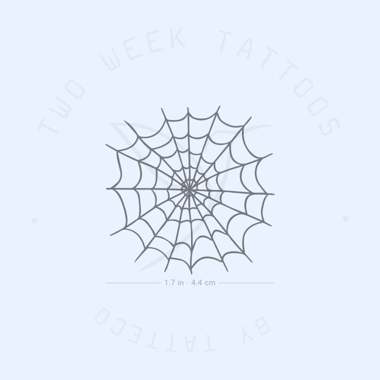Spiderweb Semi-Permanent Tattoo - Set of 2