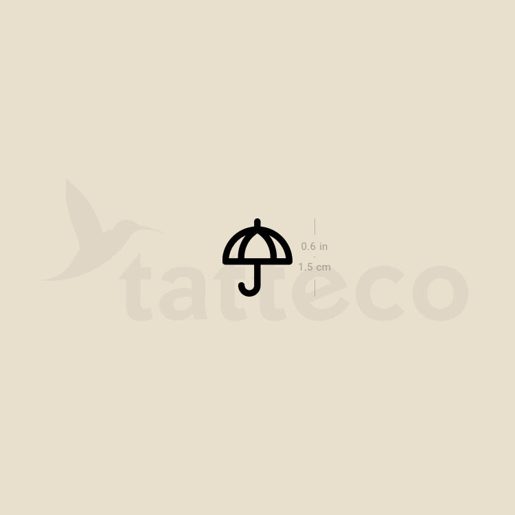 Umbrella Movement Temporary Tattoo - Set of 3