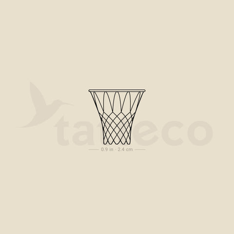 Basket Temporary Tattoo - Set of 3
