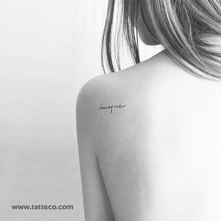 Imagine Temporary Tattoo - Set of 3
