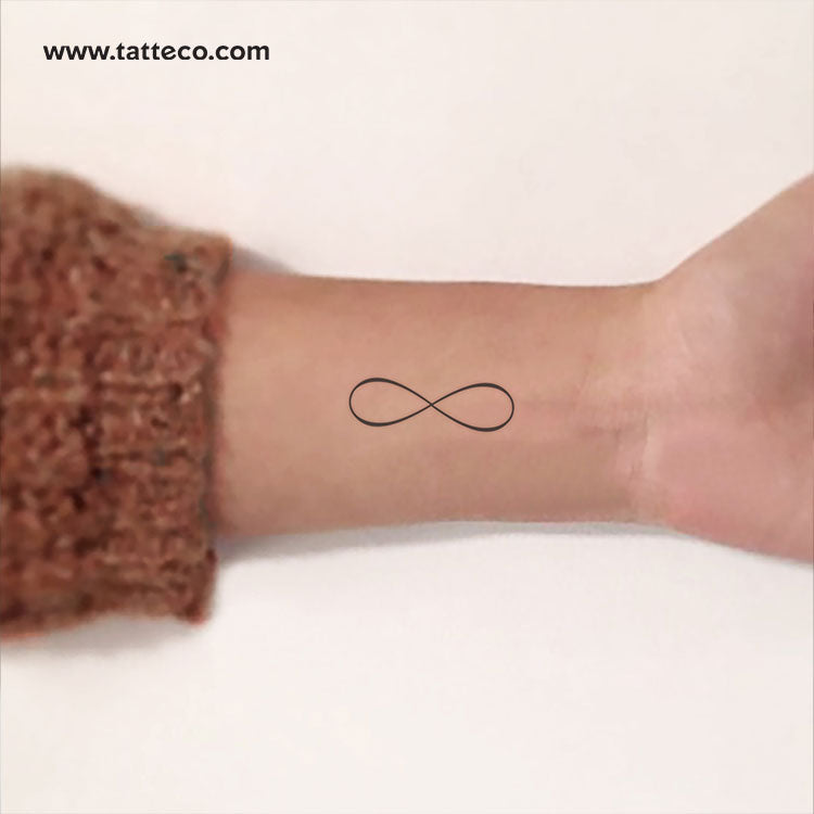 Infinity Symbol Temporary Tattoo - Set of 3