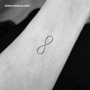 Infinity Symbol Temporary Tattoo - Set of 3