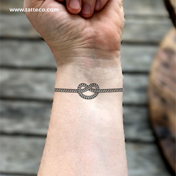 Knot Wristband Temporary Tattoo - Set of 3