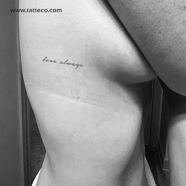 Love Always Temporary Tattoo - Set of 3
