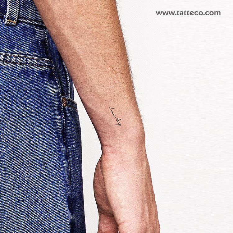 Lucky Temporary Tattoo - Set of 3