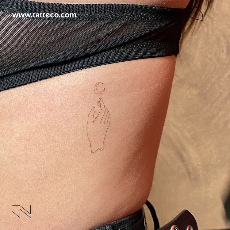Luna by Jakenowicz Temporary Tattoo - Set of 3