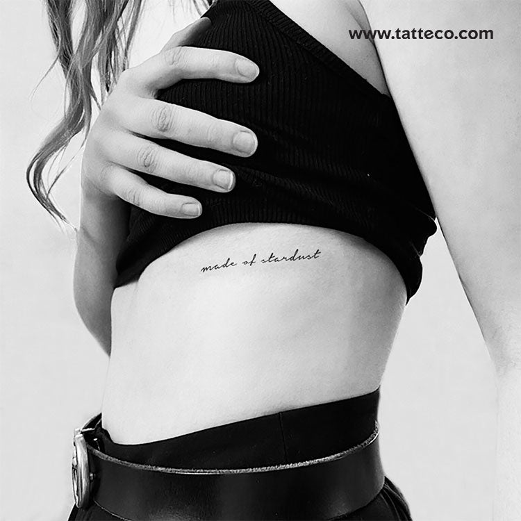 Made of Stardust Temporary Tattoo - Set of 3