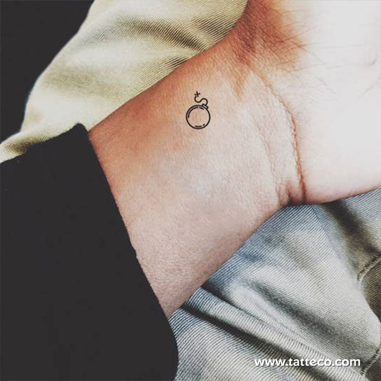 Bomb Temporary Tattoo - Set of 3