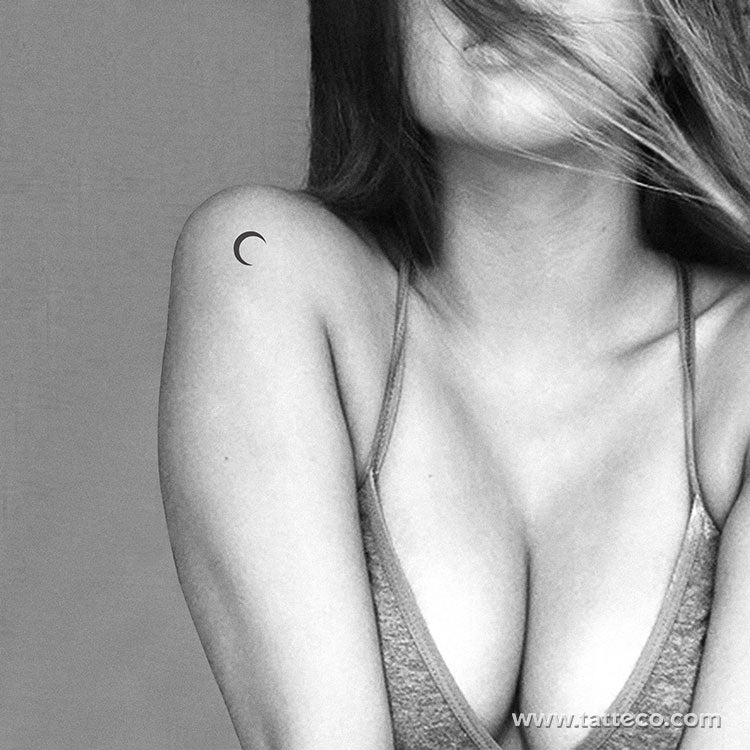 Crescent Temporary Tattoo - Set of 3