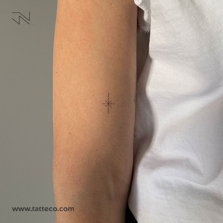 Morning Star Type I by Jakenowicz Temporary Tattoo - Set of 3
