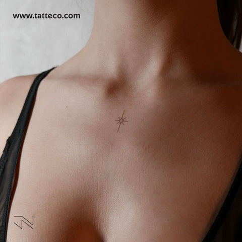 Morning Star Type II by Jakenowicz Temporary Tattoo - Set of 3