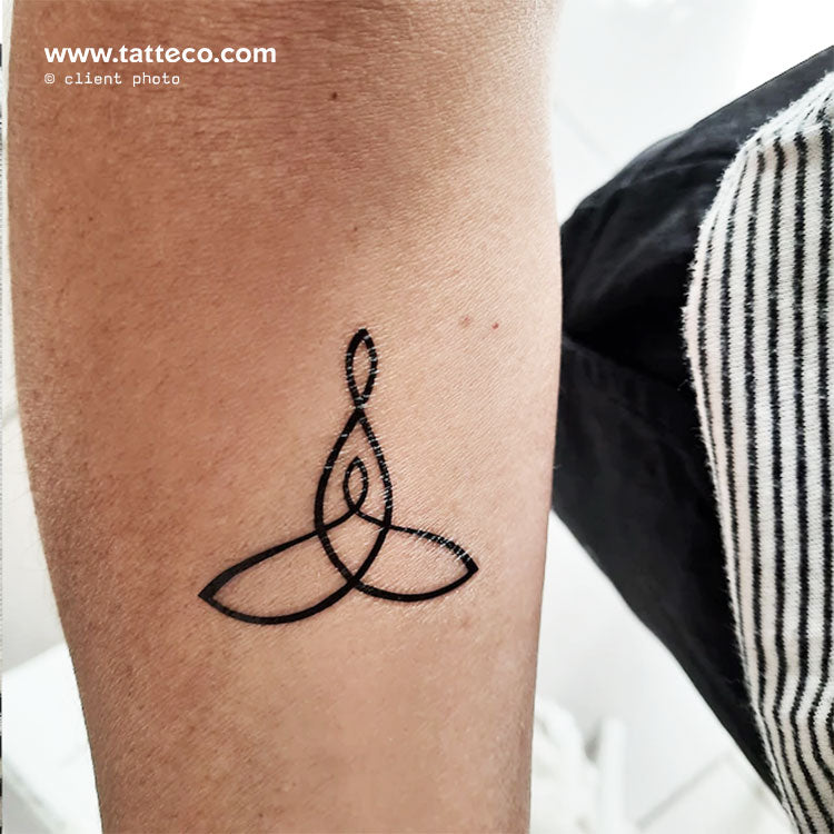 Mother Child Symbol Temporary Tattoo - Set of 3