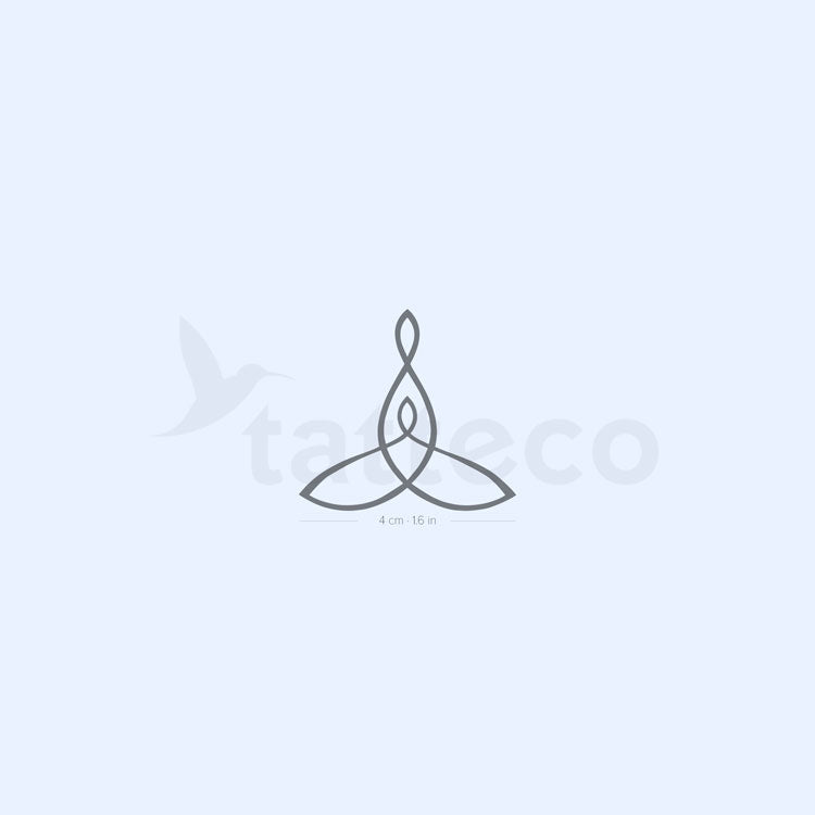 Mother Child Symbol Semi-Permanent Tattoo - Set of 2