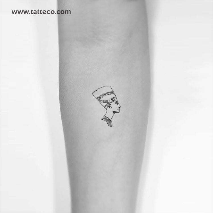 Nefertiti Temporary Tattoo - Set of 3