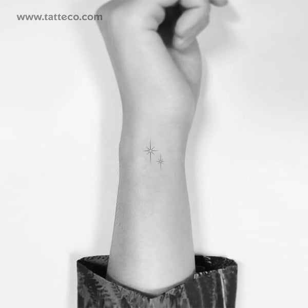 Shining North Stars Temporary Tattoo - Set of 3