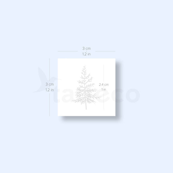 Small Pine Tree 2-Week Temporary Tattoo - Set of 2