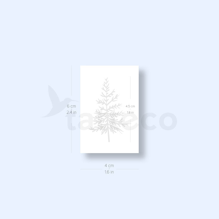 Pine Tree Semi-Permanent Tattoo - Set of 2