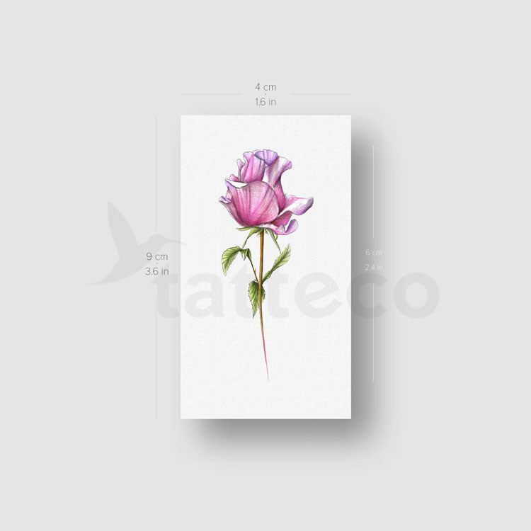 Three Roses Temporary Tattoo Set by Mini Lau - Set of 9