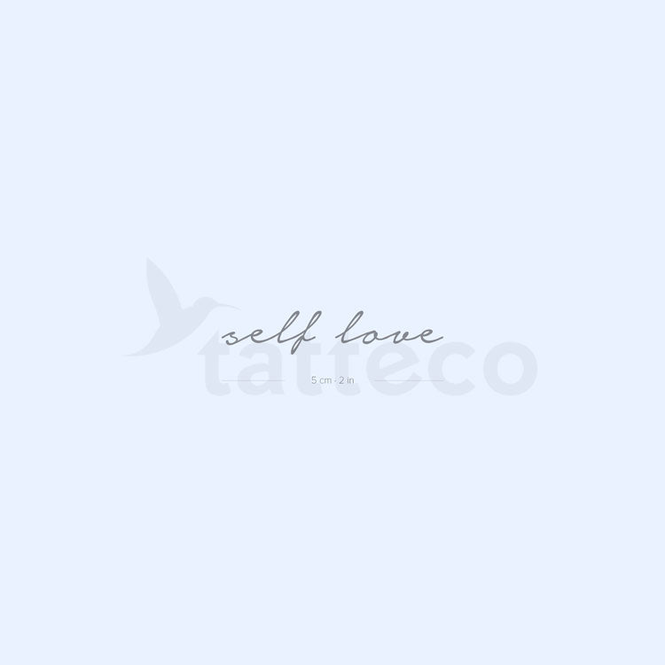 Self Love Semi-Permanent Tattoo - Set of 2