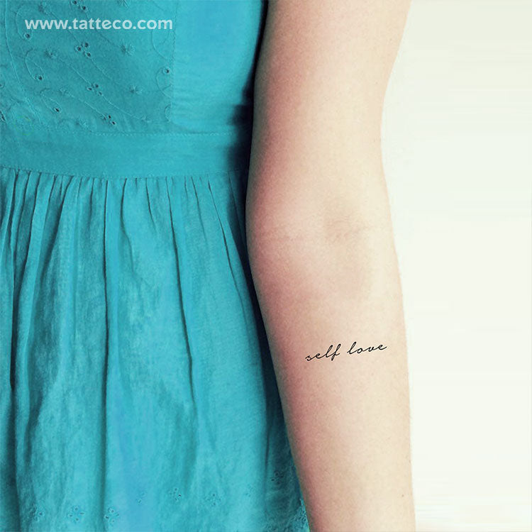Self Love Temporary Tattoo - Set of 3