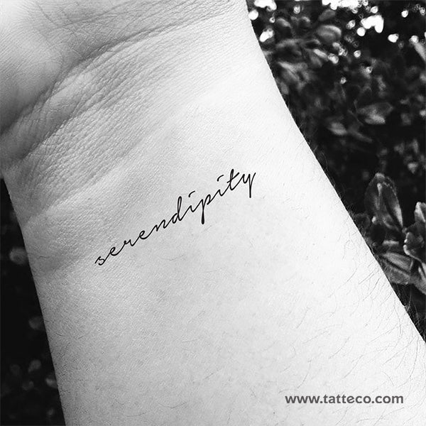 Serendipity Temporary Tattoo - Set of 3