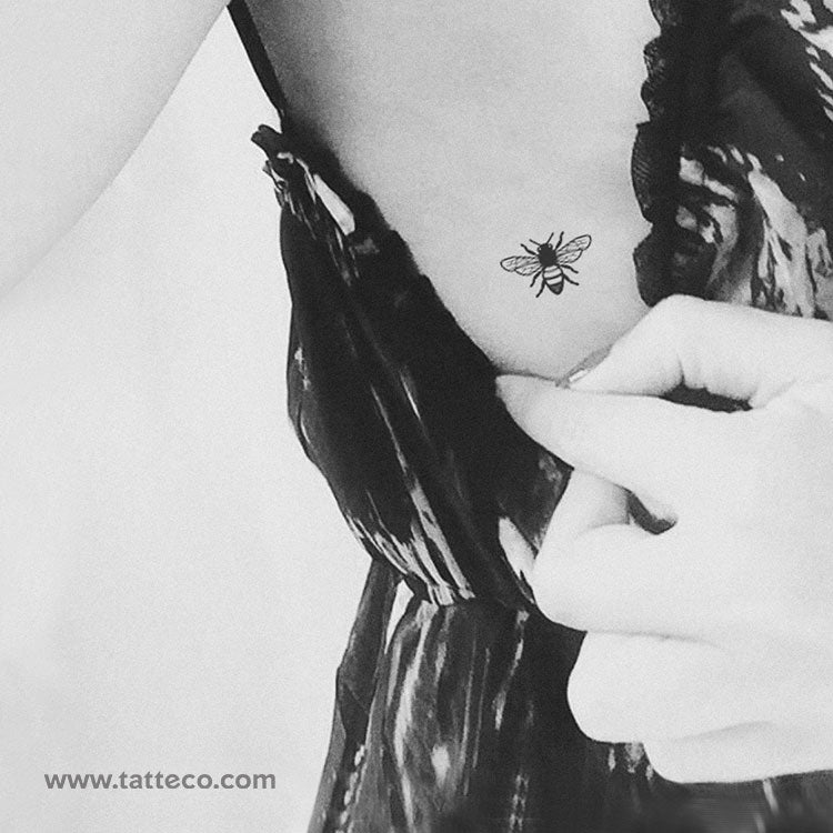 Bee Temporary Tattoo - Set of 3