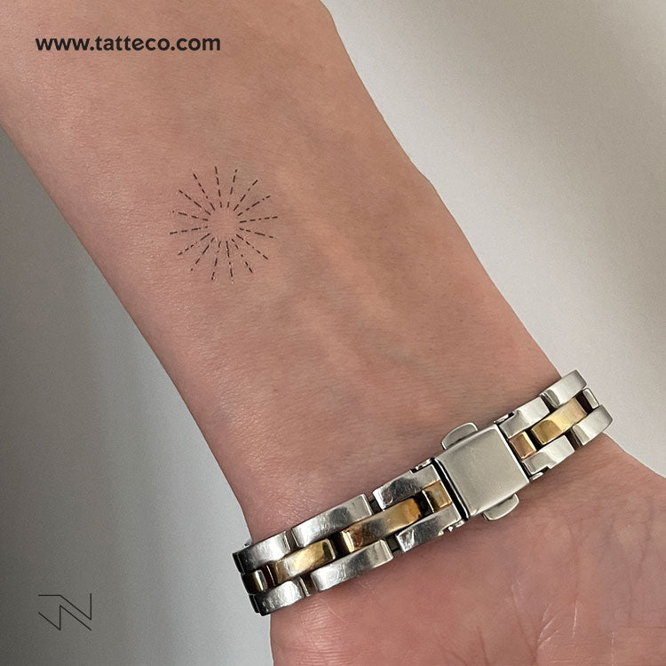 Solar Sparkle Type II by Jakenowicz Temporary Tattoo - Set of 3