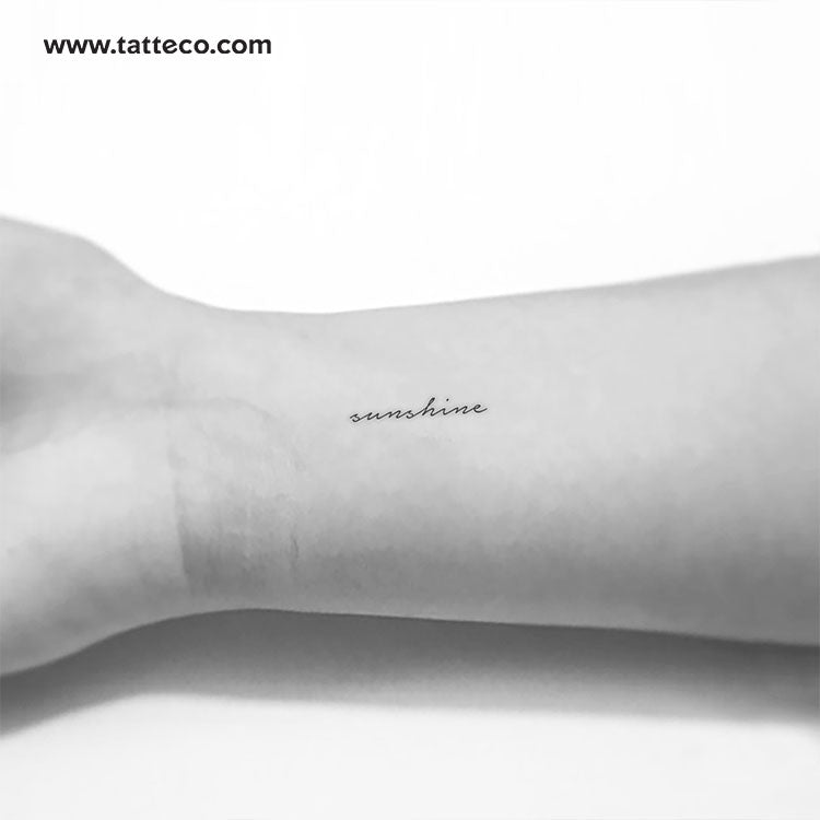 Sunshine Temporary Tattoo - Set of 3